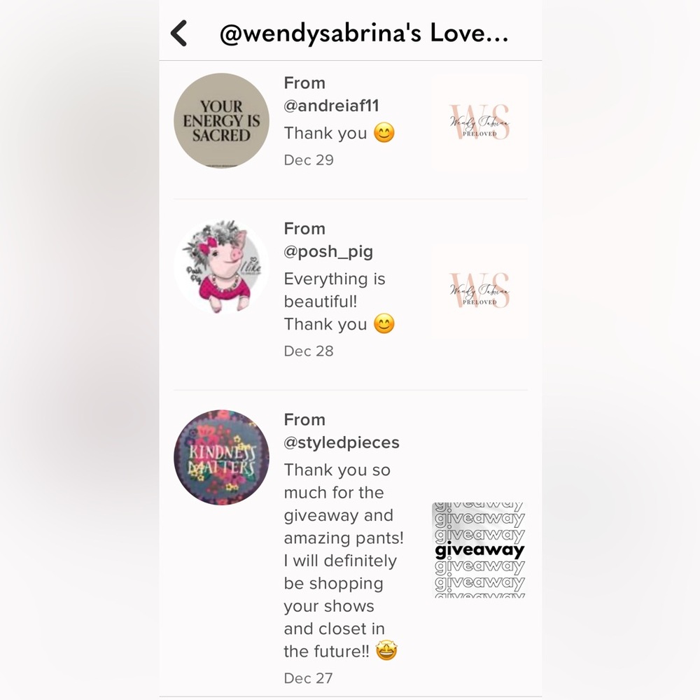 💋 LIVE SHOW NOTIFICATION & FREE SHIPPING GIVEAWAY 💋 - Picture 5 of 9